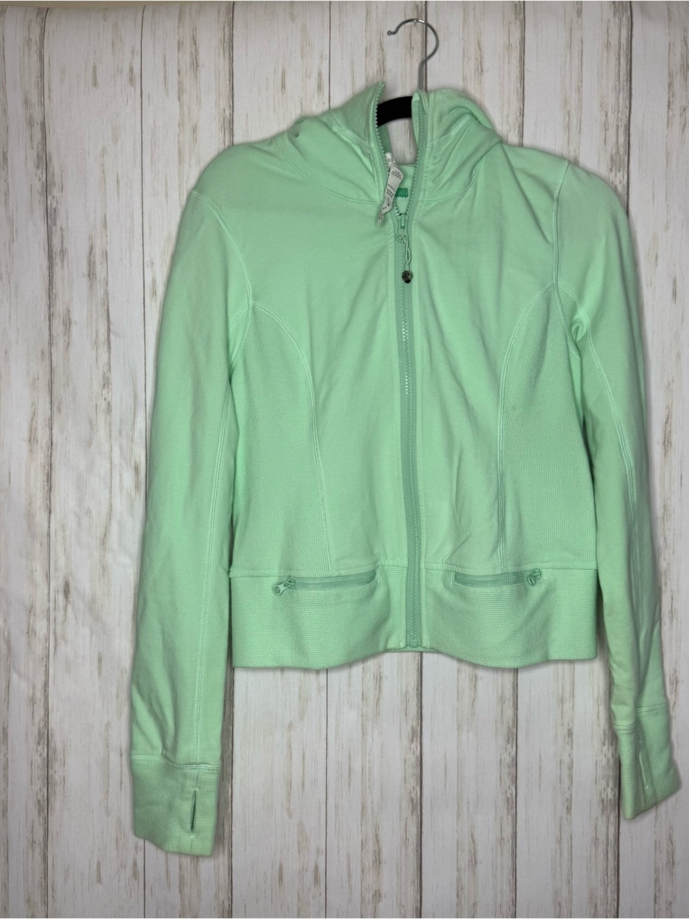 Lululemon Mint Zip-Up Hooded Jacket 10